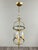 20th Century Brass and Glass Lantern Pendant Light For Sale - Image 3 of 7