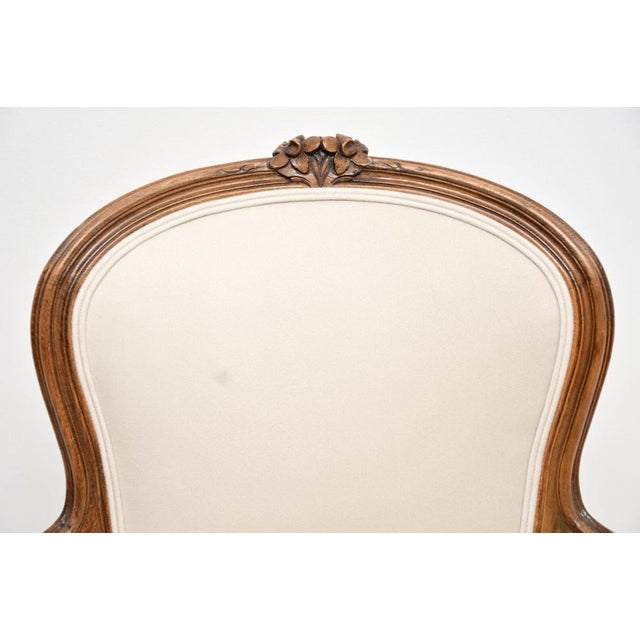French Walnut Salon Armchairs, 1930, Set of 2 For Sale - Image 6 of 11