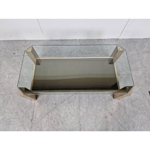 Vintage Golden Coffee Table, 1970s For Sale - Image 11 of 12