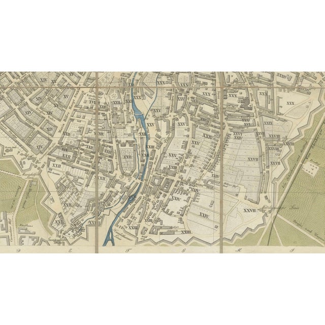 Antique Map of Vienna, 1839 For Sale - Image 9 of 12