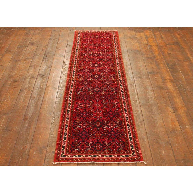Hand-knotted rugt runner | Size: 313 cm x 69 cm | Knot density: approx. 120.000 knots/m² | Material: 100% wool (pile),...