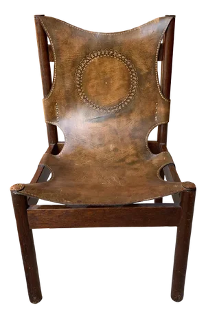 Craftsman Leather Chair, 1970s