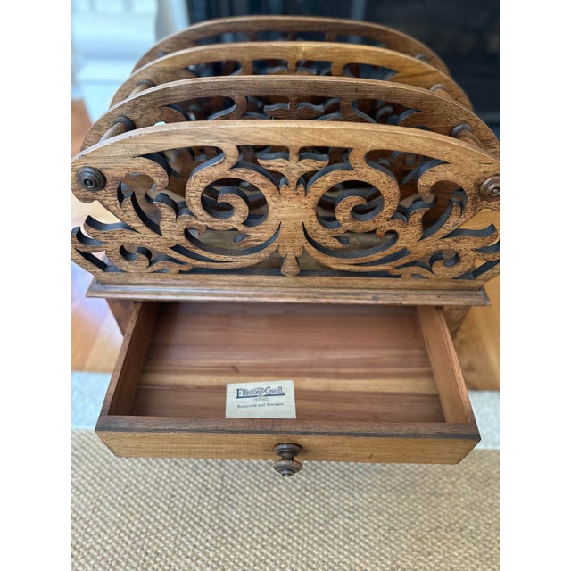 Late 19th Century Late 19th Century English Magazine Rack For Sale - Image 5 of 9