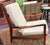 Mid-Century Modern Mid Century Danish Style Walnut High Back Lounge Chair For Sale - Image 3 of 10