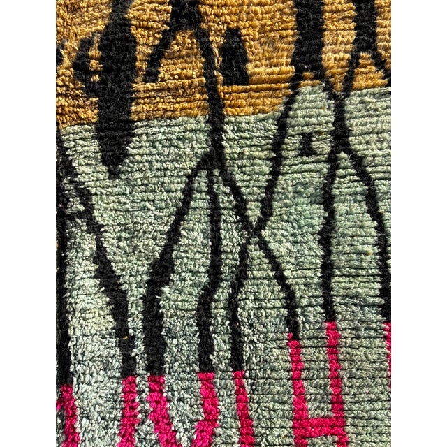 Bauhaus Large Moroccan Berber Rug, 1990 For Sale - Image 3 of 12