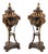 Antique 19th Century French Gilt Bronze and Marble Cassolettes, Set of 2 For Sale
