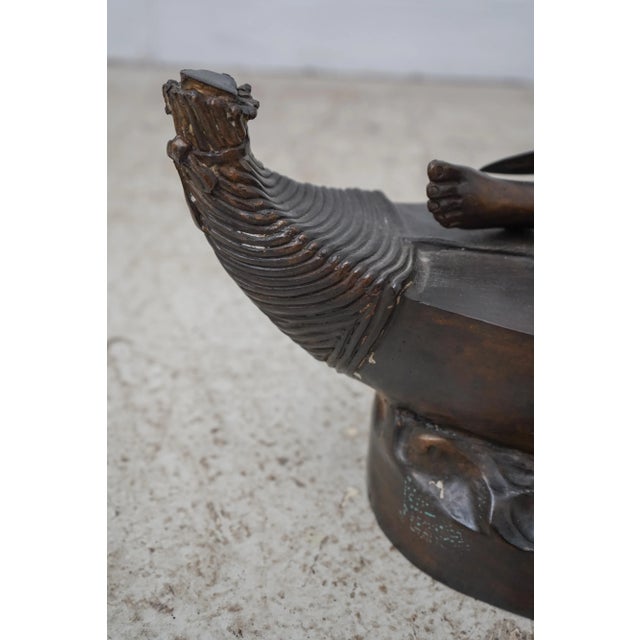 CM Russell Signed Bronze Sculpture Female Native American For Sale - Image 9 of 13