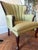Pair of 2 Mid-20th Century Vintage Hollywood Regency / Art Deco Revival Wingback Accent Chairs in Pristine Condition For Sale - Image 11 of 15