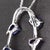Purple 14k White Gold Ombre Purple Sapphire Pendant With Natural Diamonds For Sale - Image 8 of 8