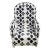 African Nobility Nigerian Yoruba Black& White Beaded Chair For Sale
