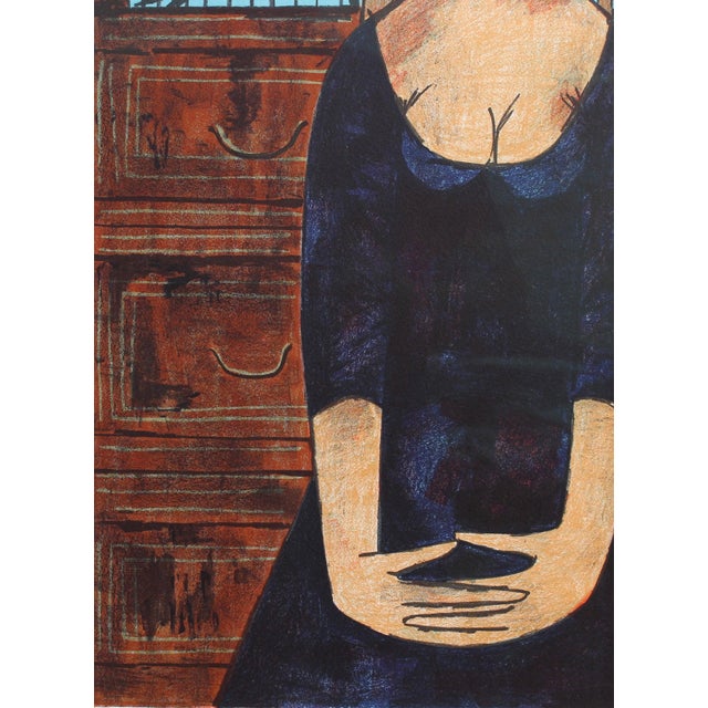 Vicenç Caraltó, Melancholic Muses VI, 1960s, Lithograph For Sale - Image 8 of 14