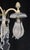 Antique Louis XV Crystal & Brass Chandelier For Sale - Image 4 of 12
