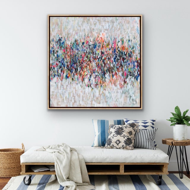 Framed Original Abstract Painting Titled Hot Spot For Sale - Image 12 of 12