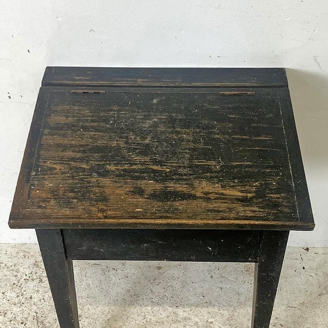 Vintage Teacher's Desk, 1950s For Sale - Image 6 of 8
