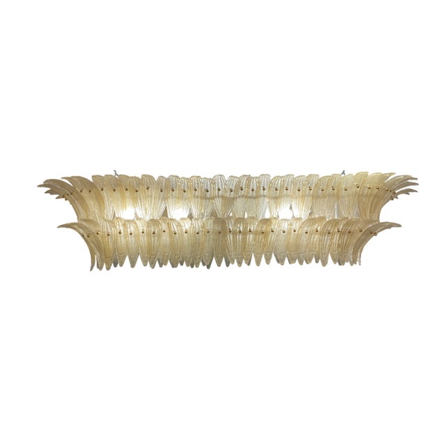 1920s Large Murano Glass Gatsby Chandelier from Barovier & Toso, 1920s For Sale - Image 5 of 5