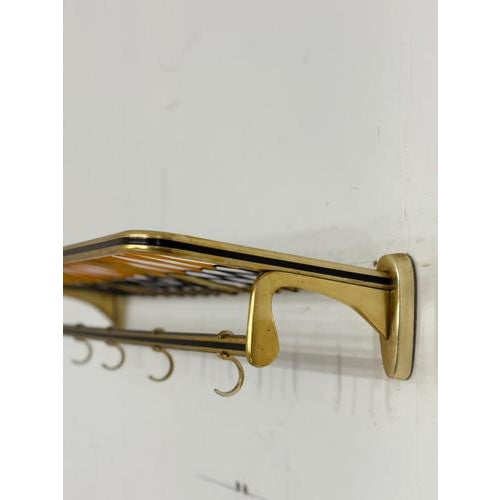 For sale is an elegant mid-century coat rack from the 1960s. Ideal for a hallway, entryway, or dressing room. German...