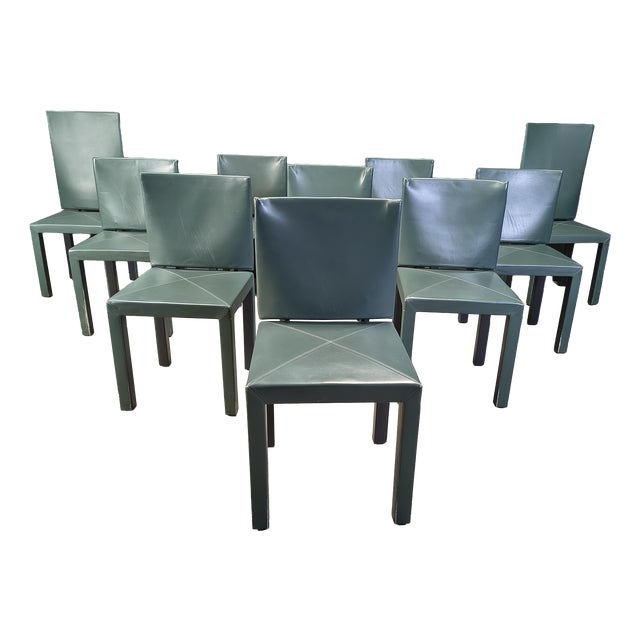 Arcadia Dining Chairs by Paolo Piva for B&B Italia, 1980s, Set of 10 For Sale