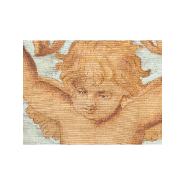 18th Century Italian Devotional Painted Tapestry For Sale - Image 15 of 18