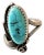 Vintage Sterling Silver and Turquoise Ring For Sale