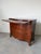 Vintage Georgian Style Mahogany Serpentine Chest of Drawers With Writing Brush Slide For Sale - Image 4 of 12