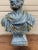 Late 20th Century Vintage Classical Plaster Male Bust Sculpture of Roman Emperor Antoninus Pius For Sale - Image 5 of 9
