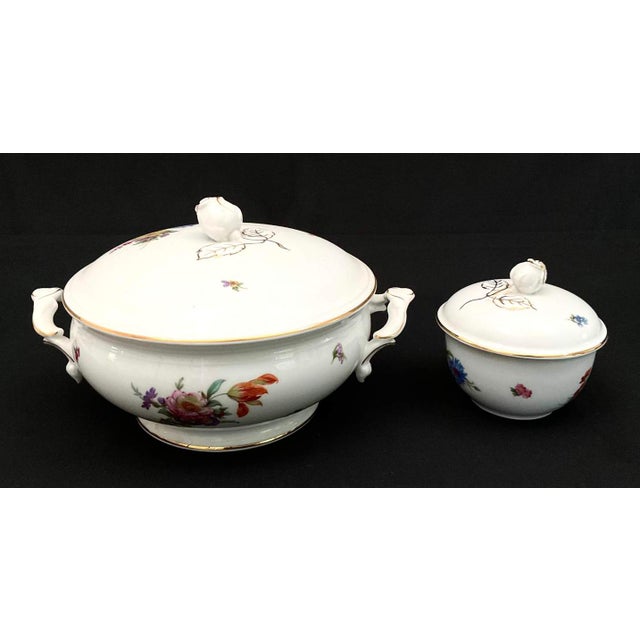 1980s Exceptional Set of Furstenberg “Ancestral Dresden” China - 71 Pieces For Sale - Image 15 of 16