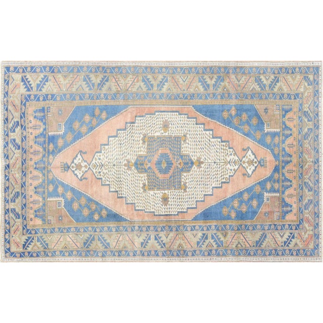 Textile 1960s Turkish Oushak Rug For Sale - Image 7 of 7