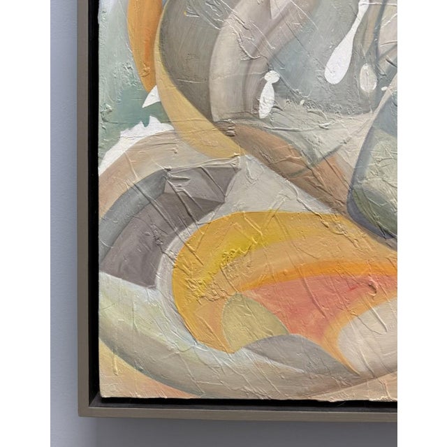 Original Modern Still Life of Oranges and Pottery by A. Breuer For Sale - Image 9 of 13