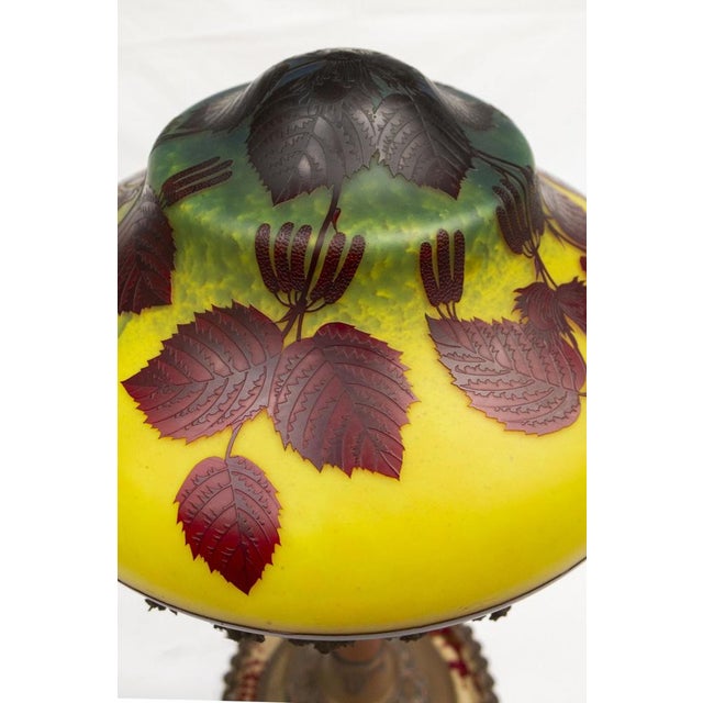 Vintage Gallé-Style Table Lamp, 1920s For Sale - Image 6 of 14