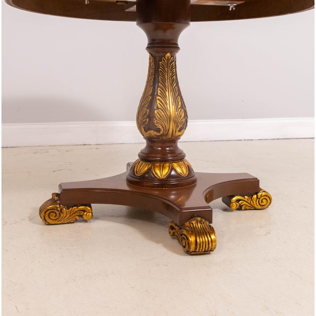 Guerra Vanni Italian Round Neoclassical Center Table For Sale - Image 4 of 13