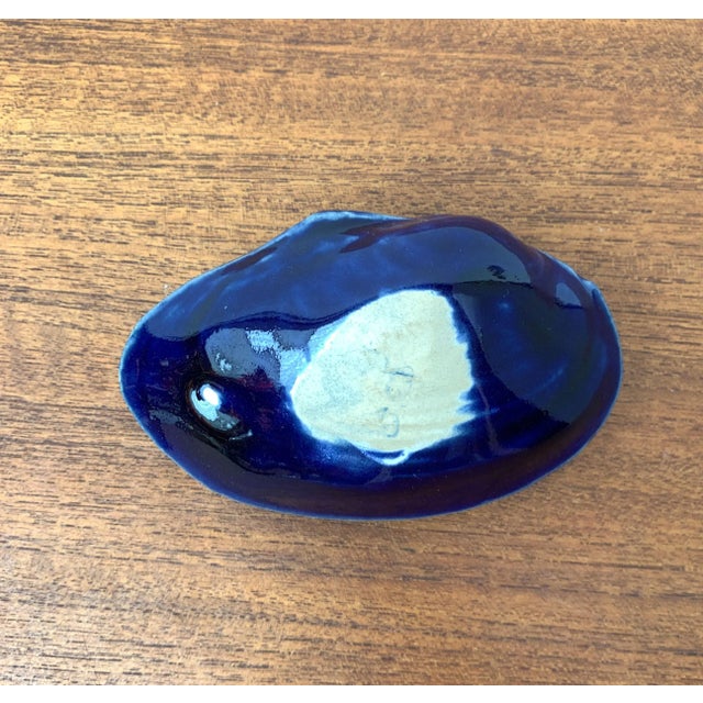 Vintage Ceramic Shell Sculpture For Sale - Image 15 of 18