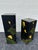 Vintage Asian Floral Lacquer Pedestals - a Pair For Sale - Image 4 of 10