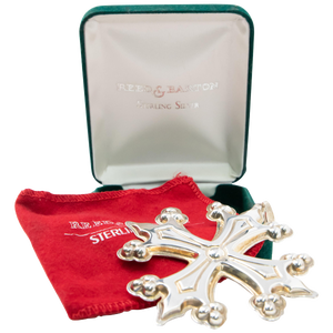 1998 Reed & Barton Christmas Cross Ornament