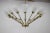 Glass & Brass Chandelier, 1970s For Sale - Image 8 of 10