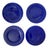 Williams-Sonoma Set of 8 Williams Sonoma Service Charger Chop Plates 13" Navy Blue. Portugal For Sale - Image 4 of 6