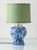 Blue Ceramic Ginger Jar Lamp with New Pistachio Green Silk Shade from Royal Delft, 1971 For Sale - Image 16 of 16