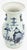 Chinese Blue and White Porcelain Baluster Vase, with two animal form handles and hand-painted figural scenes. 13" H x 7"...