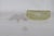 Czech Perfume Bottle Yellow Glass With Deer Stopper Art Deco Empty Cologne 4779b For Sale - Image 4 of 12