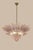 Mid-Century Modern Amber Palmette Murano Chandelier, 58 Elements Murano Shutters - a Pair For Sale - Image 3 of 5