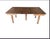 Late 19th Century Late 19th Century Early American Solid Oak Banquet Dining Table With Fluted Legs on Casters For Sale - Image 5 of 18