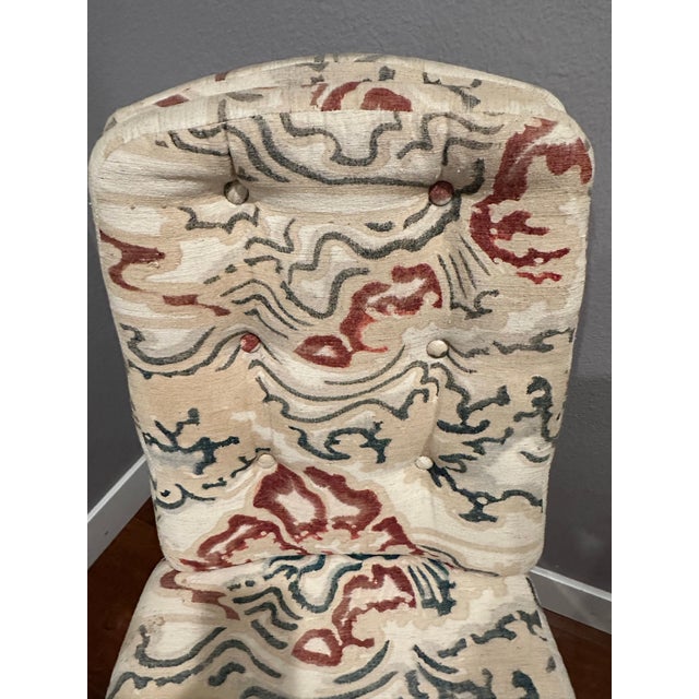 1970s Milo Baughman Style (Attributed) Dining Chairs; Chrome With Gorgeous Upholstery For Sale - Image 12 of 12