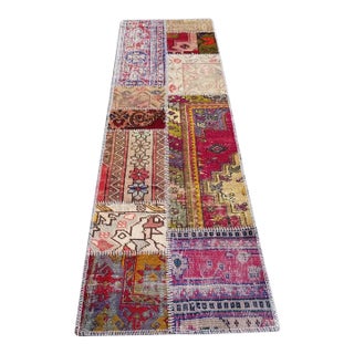 Mid 20th Century Anatolian Kurdish Tribal Wool Runner For Sale