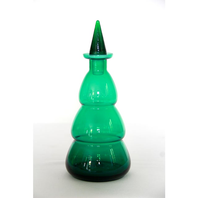 Vintage Murano Art Glass Bottle by Carlo Moretti, Italy, 1980s For Sale - Image 6 of 13