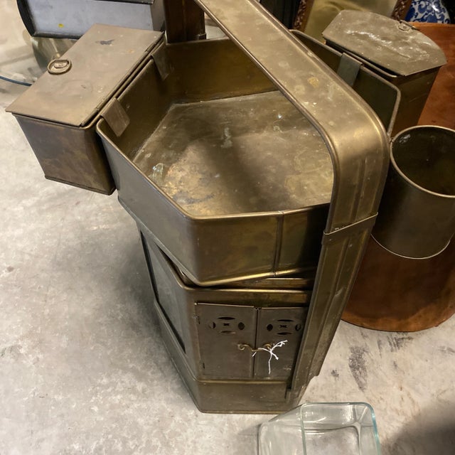 Great brass Asian chinoiserie fireplace. Great vintage piece thats a great conversation piece. Please check out my other...