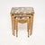 Antique French Gilt Wood Nesting Tables with Marble Tops, 1930, Set of 3 For Sale - Image 13 of 13