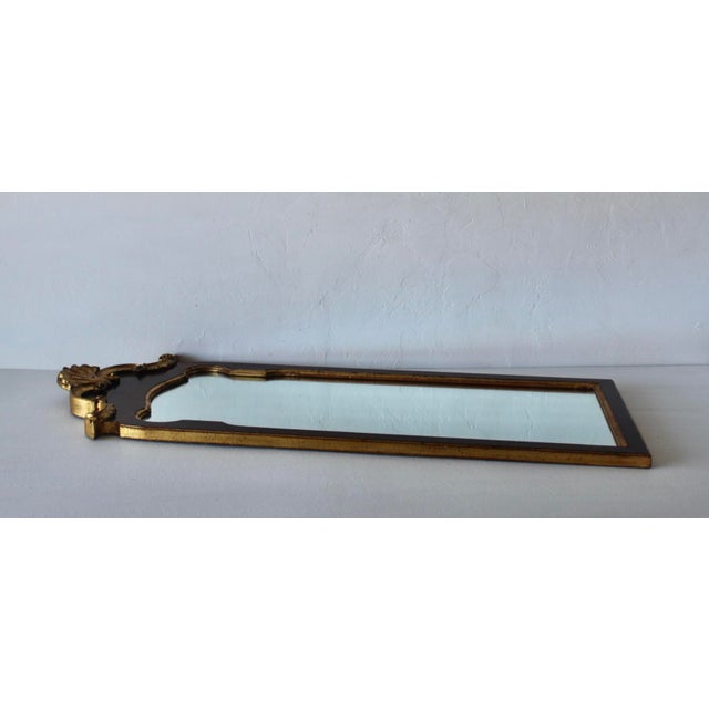 Vintage Italian La Barge Burl-Wood Gilded Wall Mirror For Sale - Image 12 of 18