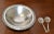 1950s Victorian Oneida Silver Plated Footed Serving Bowl 2 Community Plate Spoons, Usa- 3 Pieces For Sale - Image 13 of 13