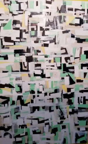Abstract Pattern Painting by Michael Costantini