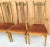 1950's Mid-Century Modern Brass Solid Wood & Cane Dining Chairs by J L Metz - Set of 4 For Sale - Image 4 of 13