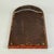 Antique Arched Top Wood Wall Mirror With Distressed Glass and Mini Painted Flowers For Sale - Image 9 of 9